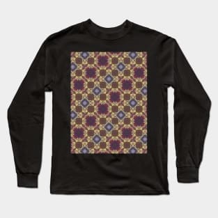 Checker Board Pattern - WelshDesignsTP003 Long Sleeve T-Shirt